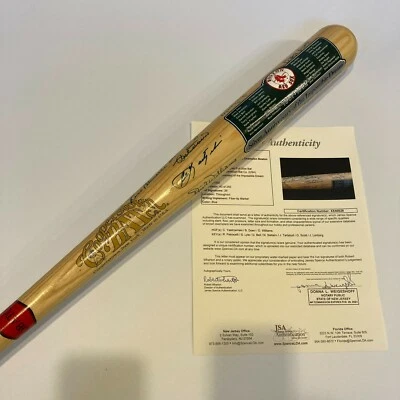 1967 Boston Red Sox AL Champs Team Signed Baseball Bat Carl Yastrzemski JSA COA - Image 1 of 4