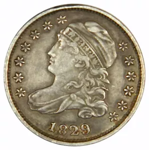 1829 CAPPED BUST DIME ~ SHARP ORIGINAL LOOK! XF PRICED RIGHT! - Picture 1 of 2