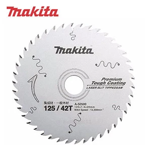 Makita A-50500 5"125mm 42T Wood Cutting Laser Slit Tipped Circular Saw Blade Woo - Picture 1 of 3