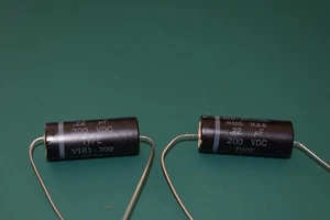 Guitarra Tono Audio Aerovox .22 uF 200 Vdc Nuevo de Lote Antiguo Condensadores Par Probado - Imagen 1 de 1