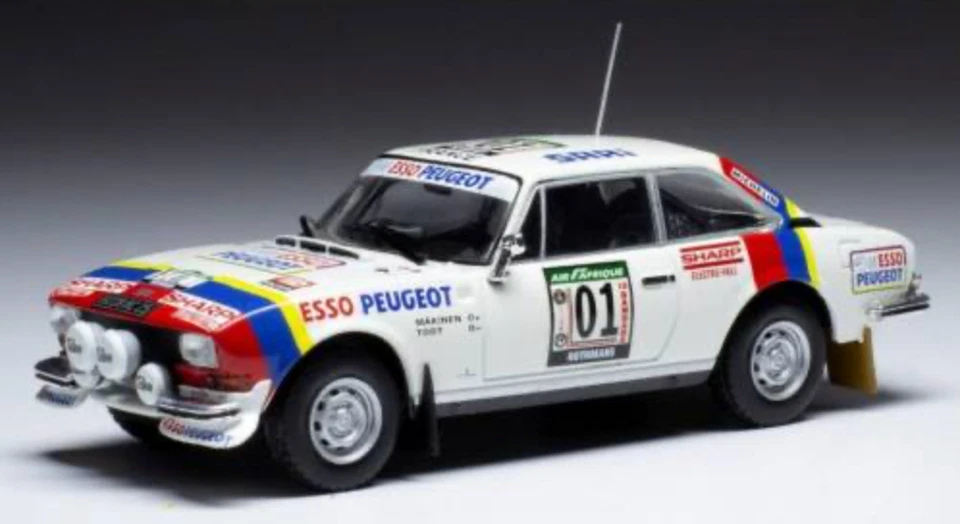 1/43 PEUGEOT 504 COUPE V6 #1 2ND RALLYE COTE D'IVOIRE 1978 MAKINEN TODT IXO - Immagine 1 di 1