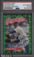 Nolan Ryan HOF Signed 1993 Donruss Elite Dominator AUTO /5000 Rangers PSA/DNA