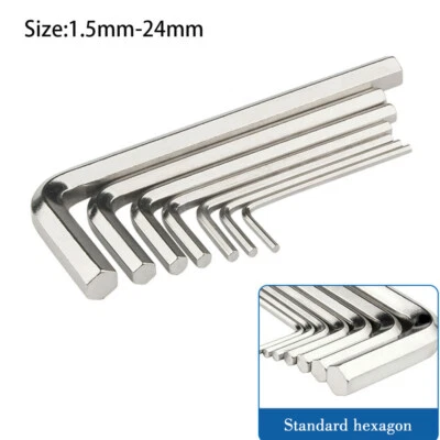 Allen Key Hex Wrench Keys Long Arm Metric 1.5 - 30mm Hexagonal L-Keys Allan Alan - image 1 of 4