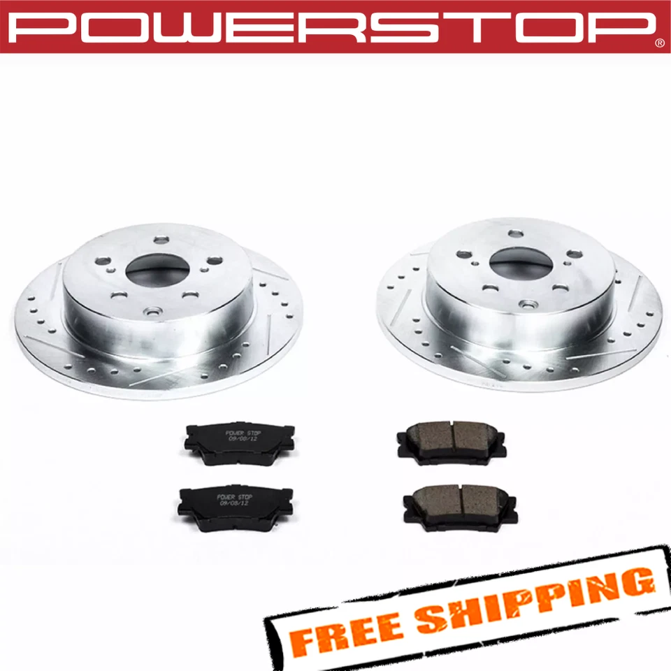 Kit de freio esportivo Power Stop K4671 1-Click Z23 Evolution para 06-18 Toyota RAV4 - Imagem 1 de 2