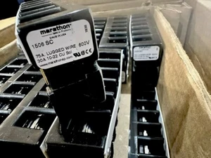 Marathon Special Products 600V 75A 6-Position Terminal Block 1506 SC NEW - Picture 1 of 7