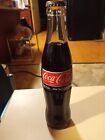 Vintage Coca Cola Foreign Language Logos Clear Glass Bottle 9.75" 12oz Unopen
