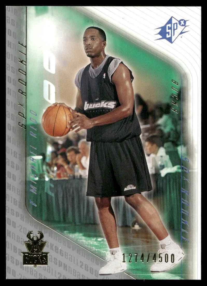 2000-01 SPx Silver Michael Redd Rookie /4500 Milwaukee Bucks #94 C39
