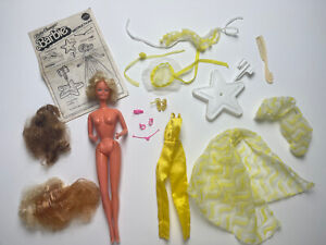 Vintage Retro Mattel Pretty Changes' Barbie Doll Inc Lots of Accessories
