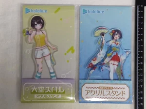 Hololive x LAWSON Oozora Subaru Acrylic stand 2 types bundle 2024 July - Picture 1 of 6