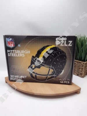 Quebra-cabeça capacete de futebol americano 3D Pittsburgh Steelers PZLZ (NFL) - Imagem 1 de 4