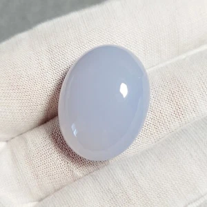 ENORME RARO Cabujón Corte Ovalado Mohave Claro Azul Calcedonia (Grado Gema); 44.80 (ct) - Imagen 1 de 10
