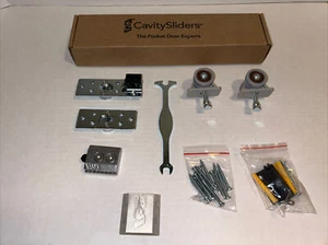 Cavity Sliders DKM0611 CaviTrack Carriage Pack M6 Single Door 1 Stop 200lbs - Picture 1 of 7