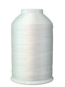 24430WHT 3-Ply 40wt T-40 Machine Cotton Quilting Thread, 3000 yd, White - Picture 1 of 1