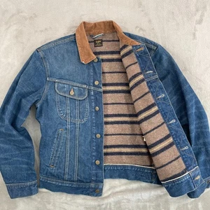 Lee 101 Storm Rider Jacke Herren Medium Indigo Decke gefüttert Selvage 15oz $450 - Bild 1 von 14