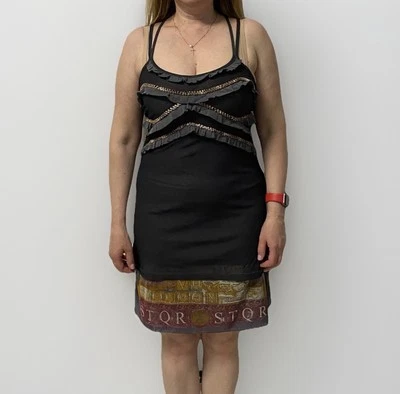 Vestido Save The Queen Verano Malla Boho Italia Vintage Mangas y2k Talla L Foto 1 de 4