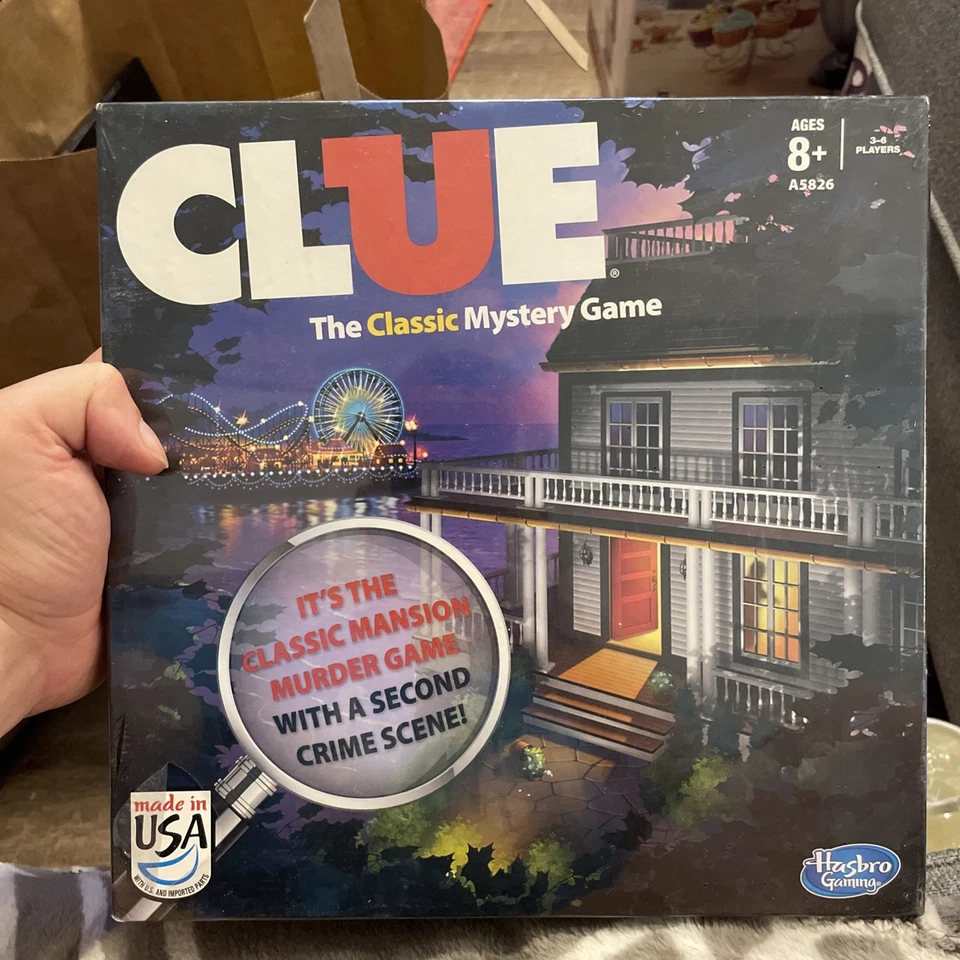 Hasbro Clue The Classic Mansion Murder Mystery Board Game Factory