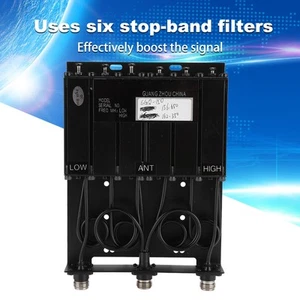 SGQ-150 25W VHF 6 Cavity 6 Stop-Band Filters N Connector Duplexer Signal Boos FG - Afbeelding 1 van 9