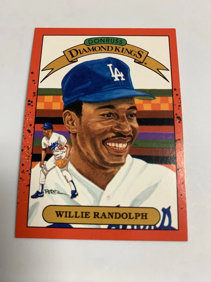 Donruss Diamond Kings 1990 Willie Randolph Los Angeles Dodgers  Foto 1 de 1