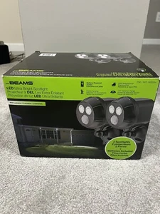 Mr Beams LED UltraBright Spotlight 400 lumens Battery Powered Motion Sensing x2 - Picture 1 of 6