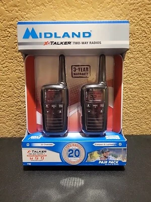Midland X-Talker Two Way Radio Walkie Talkies Weather Alert 20 Mile Range Sealed - Image 1 of 4