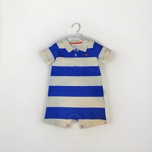 Carter's Infant Baby Boy Stripe Blue / Tan Size 24 months - Picture 1 of 3