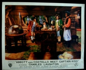 ABBOTT & COSTELLO MEET CAPTAIN KIDD 1953, ORIGINAL LOBBY CARD, CHARLES LAUGHTON - Imagen 1 de 1