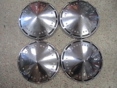 Juego (4) Tapacubos vintage 1968-1974 AMC Javelin AMX Gremlin plato para perro pobreza 10" Foto 1 de 4
