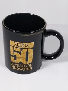 Taza de café Xerox 5090 Image 50 años de innovación empresarial oro negro - Imagen 1 de 5