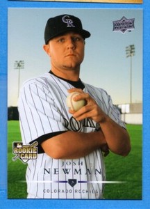 2008 Upper Deck #333 Josh Newman Rockies