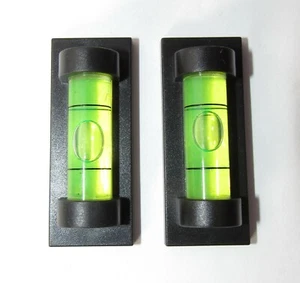 (Lot of 2) MINI BUBBLE LEVEL Levelling Tool/Gauge with Adhesive Back (2") NEW  - Picture 1 of 2