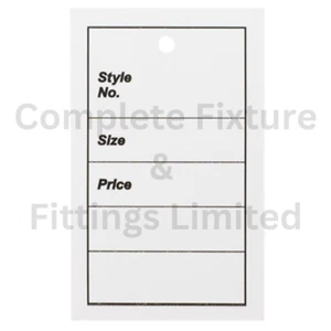 1000 ROPA SIN CORDONES/ROPA REFERENCIA STOCK TICKET/ETIQUETAS/ETIQUETAS (ligero) - Imagen 1 de 1
