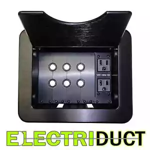 CNK260 Cable Nook Tabletop Interconnect Box 2 AC Power Outlets - Altinex - Picture 1 of 1