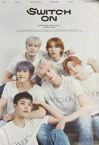 K-POP ASTRO 8. Mini Album [EINSCHALTEN] AUS Ver. OFFIZIELLES POSTER -NEU- - Bild 1 von 2