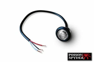 Poison Spyder Customs 3/4 LED AMBER / CLEAR  W/GROMMET 41-04-080 - Picture 1 of 1