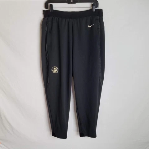 Nike Mens Grey Florida State Seminoles Athletic Sweat Pants Joggers Size Large Cover