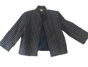 Vintage Painted Pony Jacket Multicolored Size Medium  - Picture 1 of 12