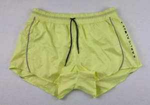 Adidas x Karlie Kloss Graphic Running Shorts Fluro Flash Yellow HB1433 Size L - Picture 1 of 8