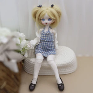 1/4 BJD SD Doll Lovely Ball Jointed Girl Dolls Full Set Eyes Face Up Gift - Picture 1 of 13