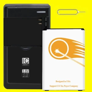 4580mAh Replacement Li-ion Battery Desktop Charger for Cricket LG Escape 3 K373 - Picture 1 of 1