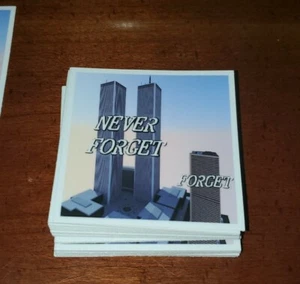 World Trade Center Türme 1, 2 und 7 Erinnerungsaufkleber WTC 7 = WTF?  - Bild 1 von 12