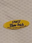 Vintage Sticker Decal Spatz Elbow-Patch Epoxy Repair Compound Yellow Black Oval