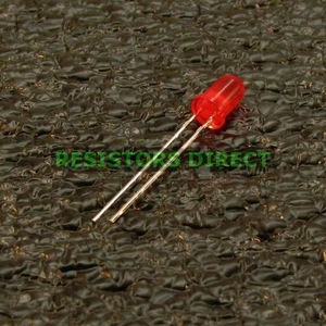 25pcs Round 5mm Red T1-3/4 LED 300 MCD Diffused Kit HAM Radio US Seller 25x V18 - Picture 1 of 1