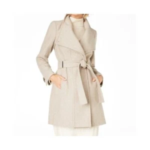 Calvin Klein asymmetrischer Wickelmantel mit Gürtel XL (16) Neu mit Etikett  - Bild 1 von 1