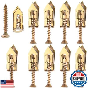 HINZIC 20 Pcs Self-Drilling Anchor Screws, Zinc Plated Steel Drywall Anchors, - Picture 1 of 5
