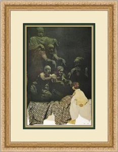 Impresión enmarcada personalizada de Maxfield Parrish Seein Things - Imagen 1 de 2
