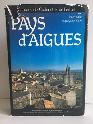 PAYS D'AIGUES inventaire topographique Vaucluse Cadenet Pertuis 1981 - Photo 1/4