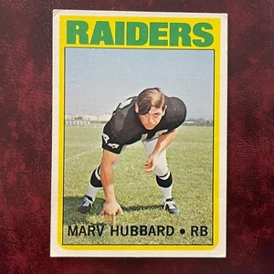 1972 Topps Set MARV HUBBARD ROOKIE #54 OAKLAND RAIDERS - EX-MINT *HIGH GRADE* - Picture 1 of 2