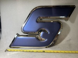 Snap On Tools SSX23P122 Power Blue “S” Sign - Picture 1 of 3