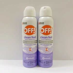 SC Johnson Off Clean Feel Insect Repellent, 8-Hour Spray, 5 oz, Pack of 2 - Picture 1 of 2