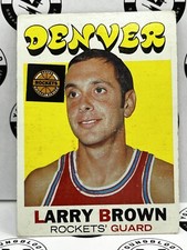 1971-72 Topps #152 Larry Brown RC Rookie HOF Denver Rockets *Read Description